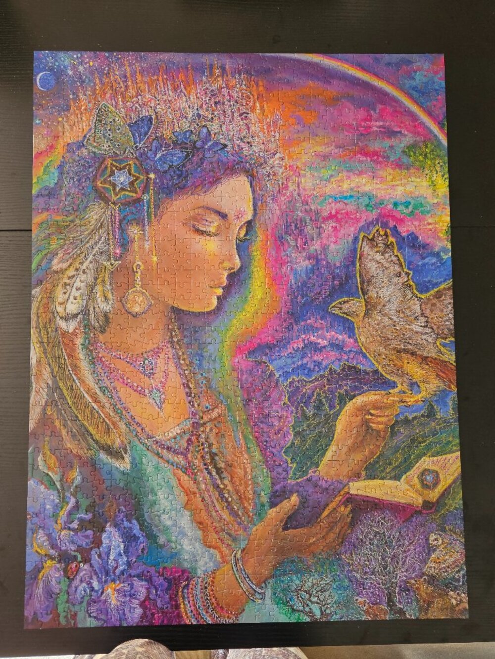 2/$25 or 3/$30 Buffalo Puzzle 1000 pieces Goddess by Josephine Wall